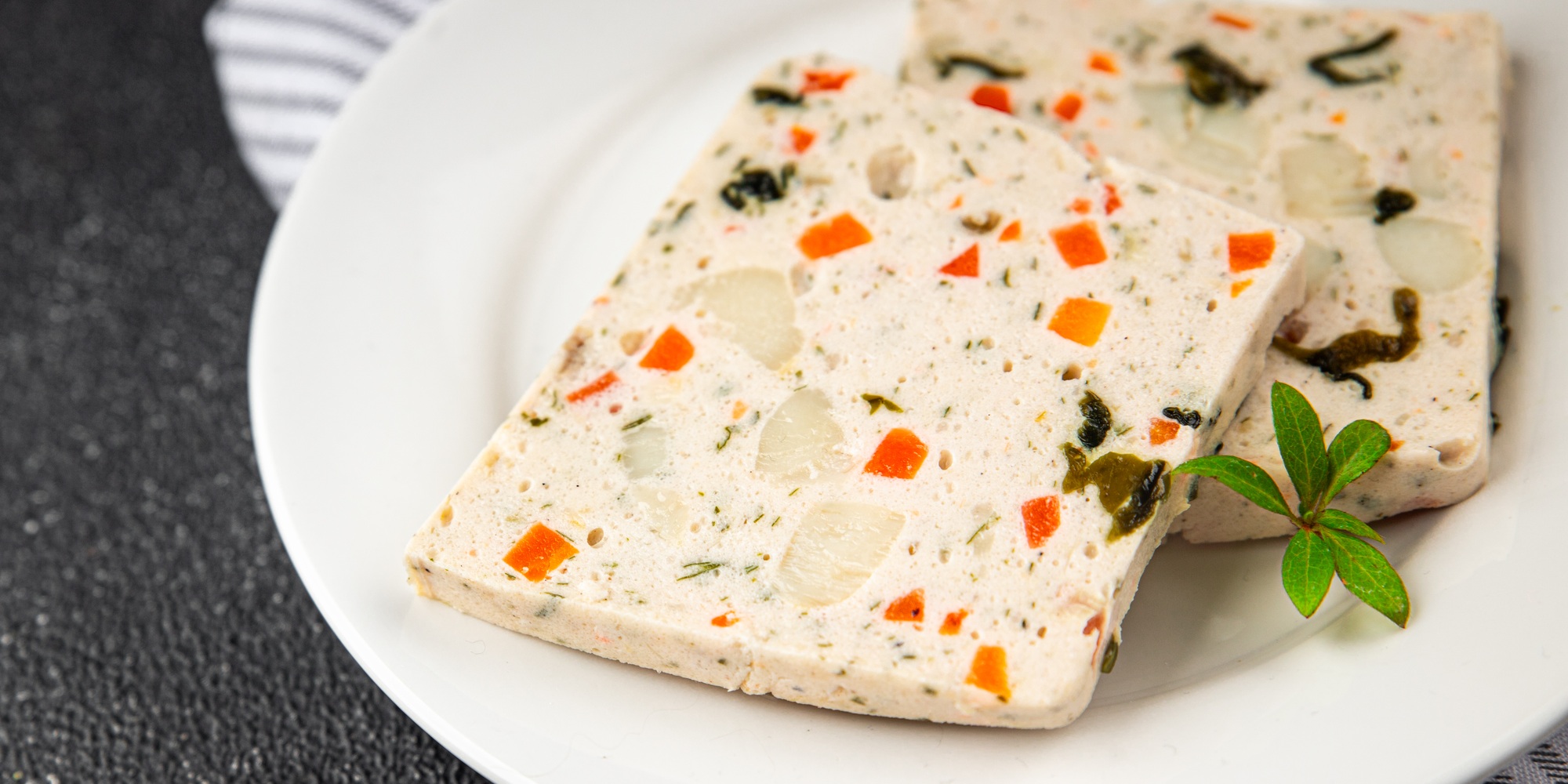 fish terrine and sea scallops san jacques seafood fresh tasty food dish delicious gourmet food