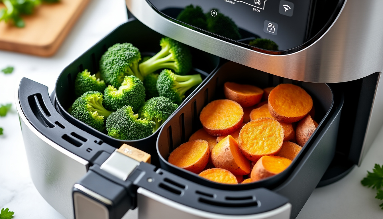 découvrez pourquoi l’air fryer à 2 compartiments révolutionne la cuisine au quotidien : gain de temps, cuisson saine et préparation simultanée de deux plats. l’appareil incontournable pour tous les gourmets pressés !