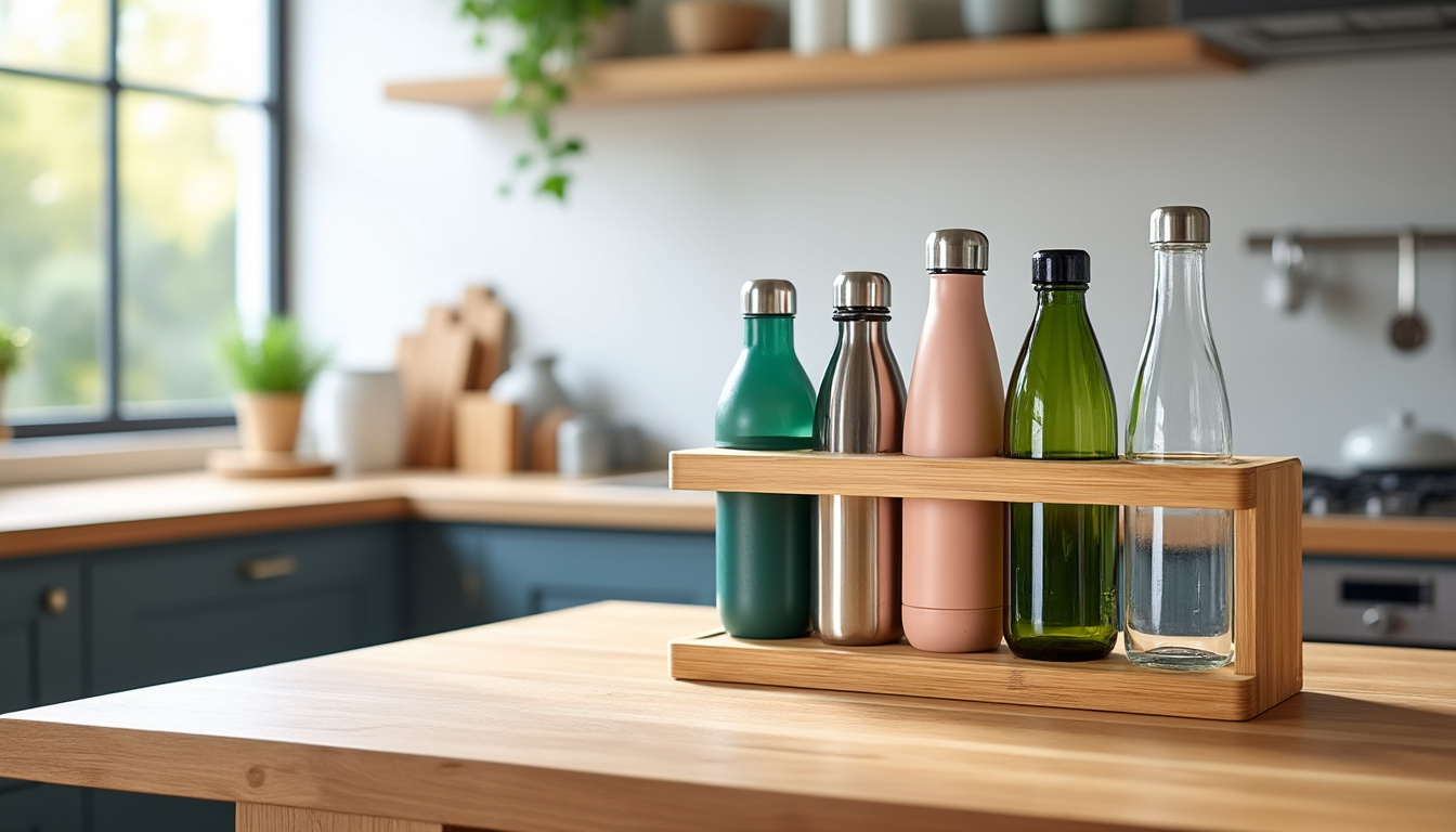 découvrez des astuces pratiques pour ranger et organiser vos bouteilles d’eau réutilisables à la maison. optimisez l’espace et gardez votre cuisine ordonnée grâce à nos conseils simples et efficaces !