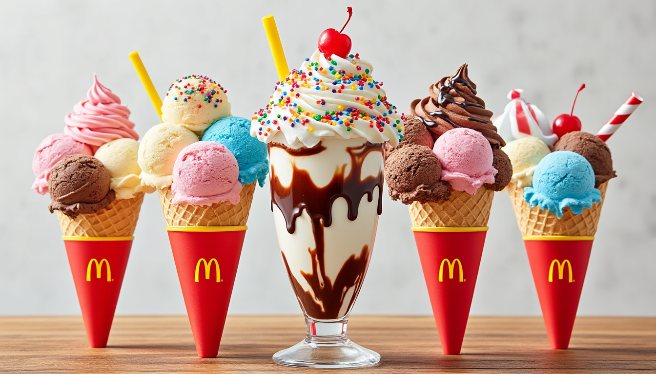 découvrez les prix attractifs des glaces mcdo et savourez un rafraîchissement délicieux à petit budget. trouvez la meilleure offre pour une pause gourmande chez mcdonald's.