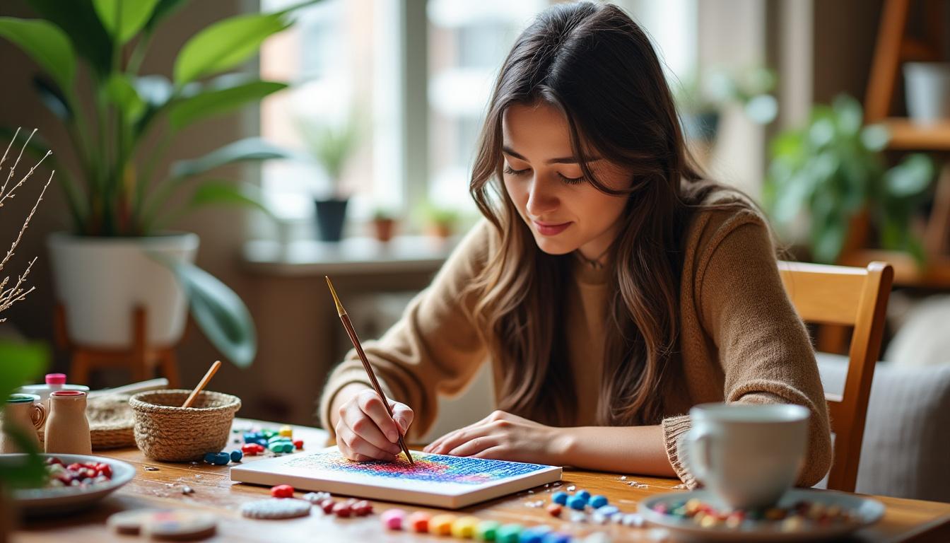 découvrez les bienfaits méconnus du diamond painting sur le bien-être mental et émotionnel, une activité créative qui apaise l'esprit et stimule la concentration.