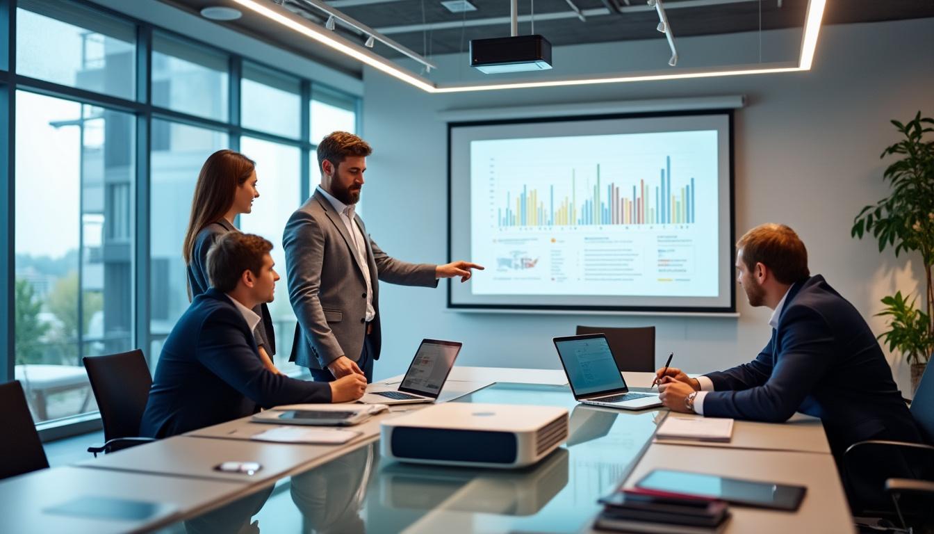 découvrez comment les vidéoprojecteurs bureautiques led révolutionnent le télétravail en offrant une image claire, économique et facile à utiliser pour vos présentations et réunions à distance.