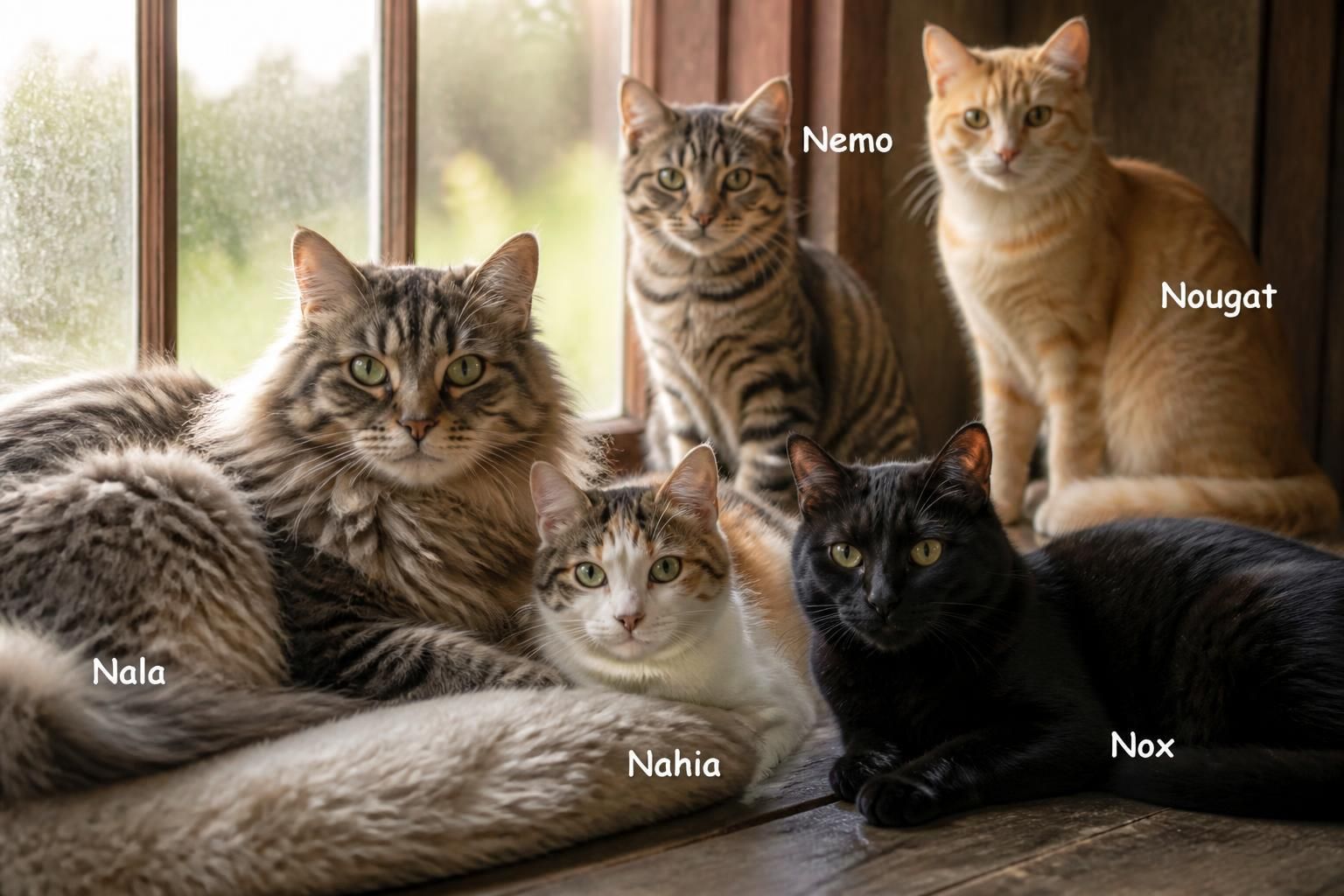 découvrez notre sélection adorable de noms pour chats et chattes commençant par la lettre n, parfaits pour des compagnons qui feront fondre votre cœur.